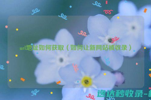 url地址如何获取（如何让新网站被收录）_SEO优化